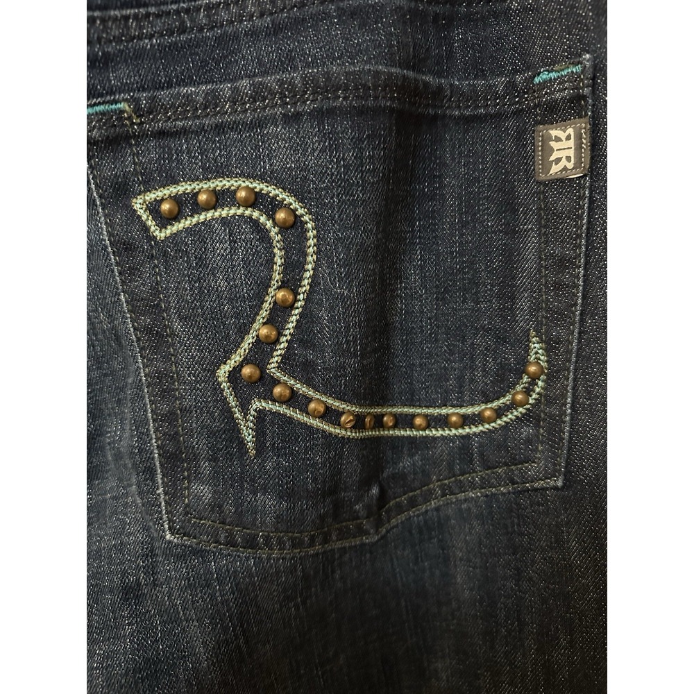 Rock & Republic Mens 36x34 Neil Bootcut Jeans Blue USA Excellent Condition